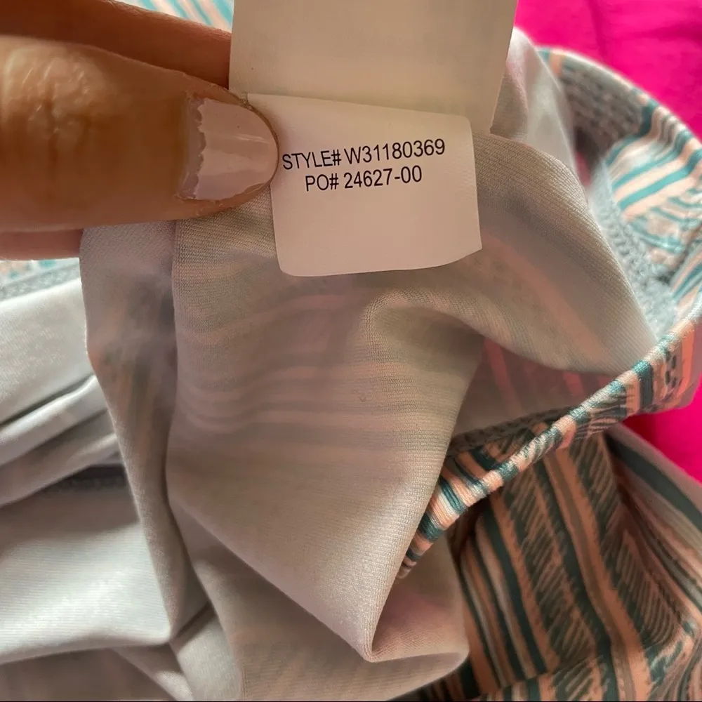 prAna Agave Ardor Samba Green and Blue Yoga Workout Dress Midi Length Modest - Image 9