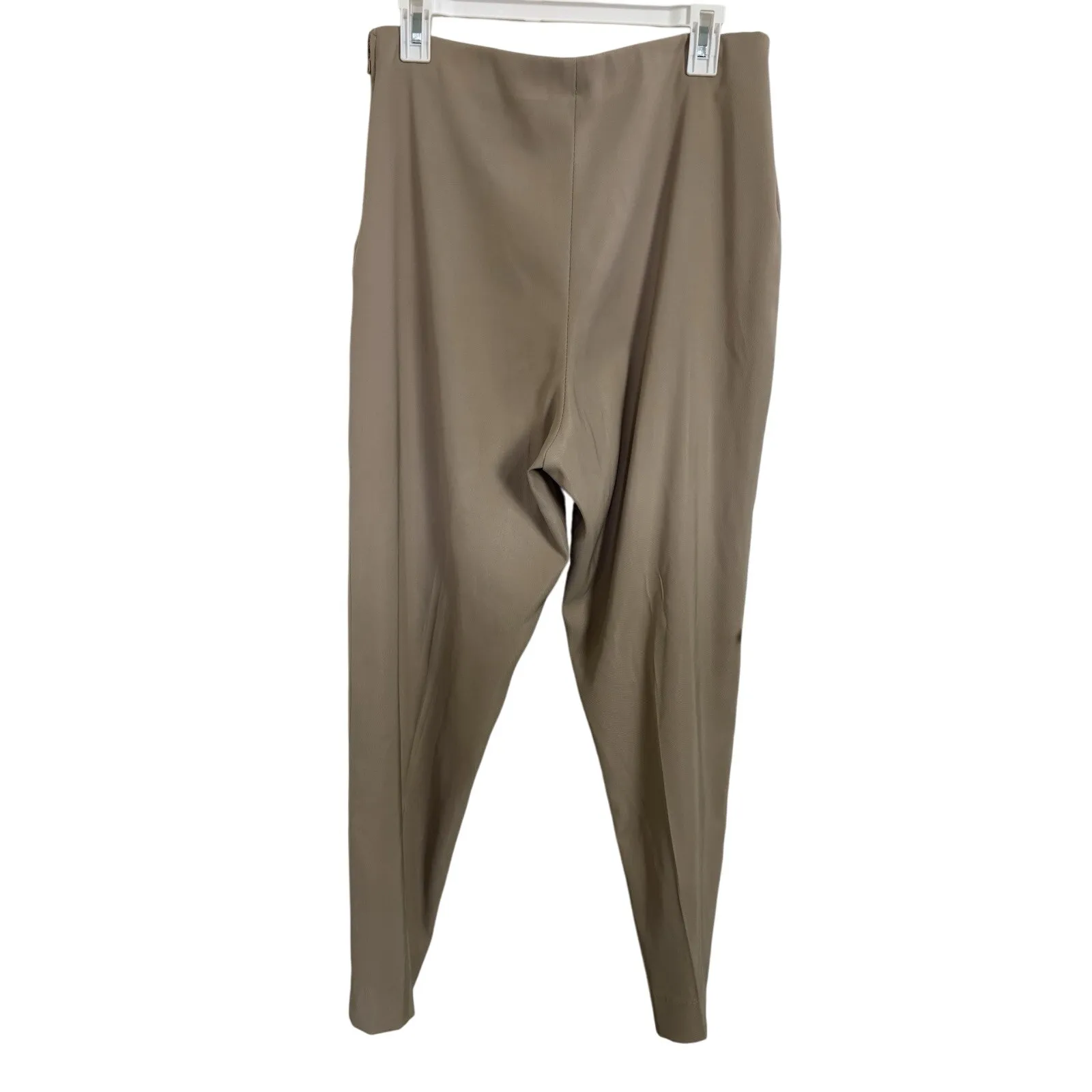 Lauren Vidal Paris Tan Pants Elastic Waist Size T5 US Size 12 Made in France - Image 2