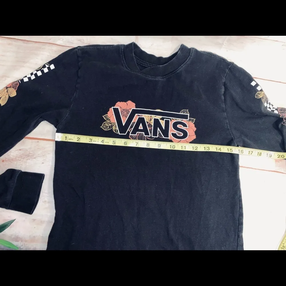 Vans  Long Sleeve Logo Shirt sz S - Image 4