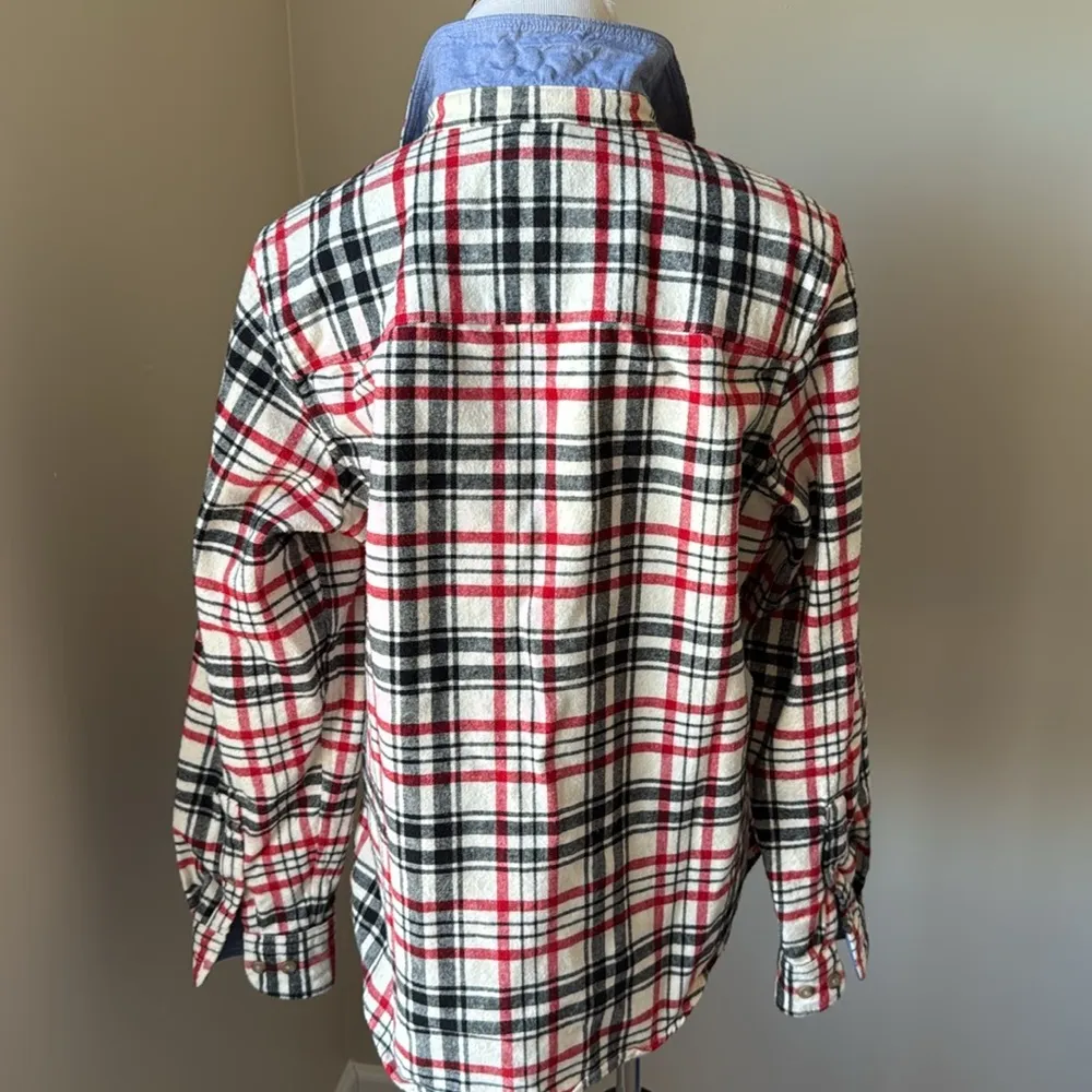 LL Bean Heritage Chamois Button Down Flannel Shirt - Image 5