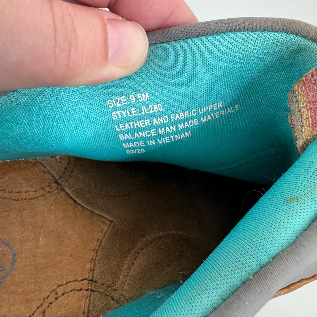 Justin‎ Womens Vista Gray Casual Shoes Size 9.5 - Image 7