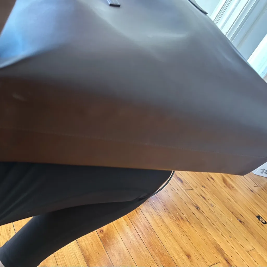 Everlane The New Day Market Shoulder Tote Bag Dark Brown Structured - Image 11