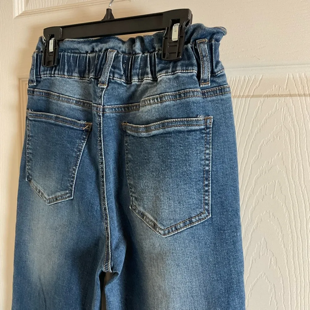 Black label women Blue Denim Jeans size medium - Image 4