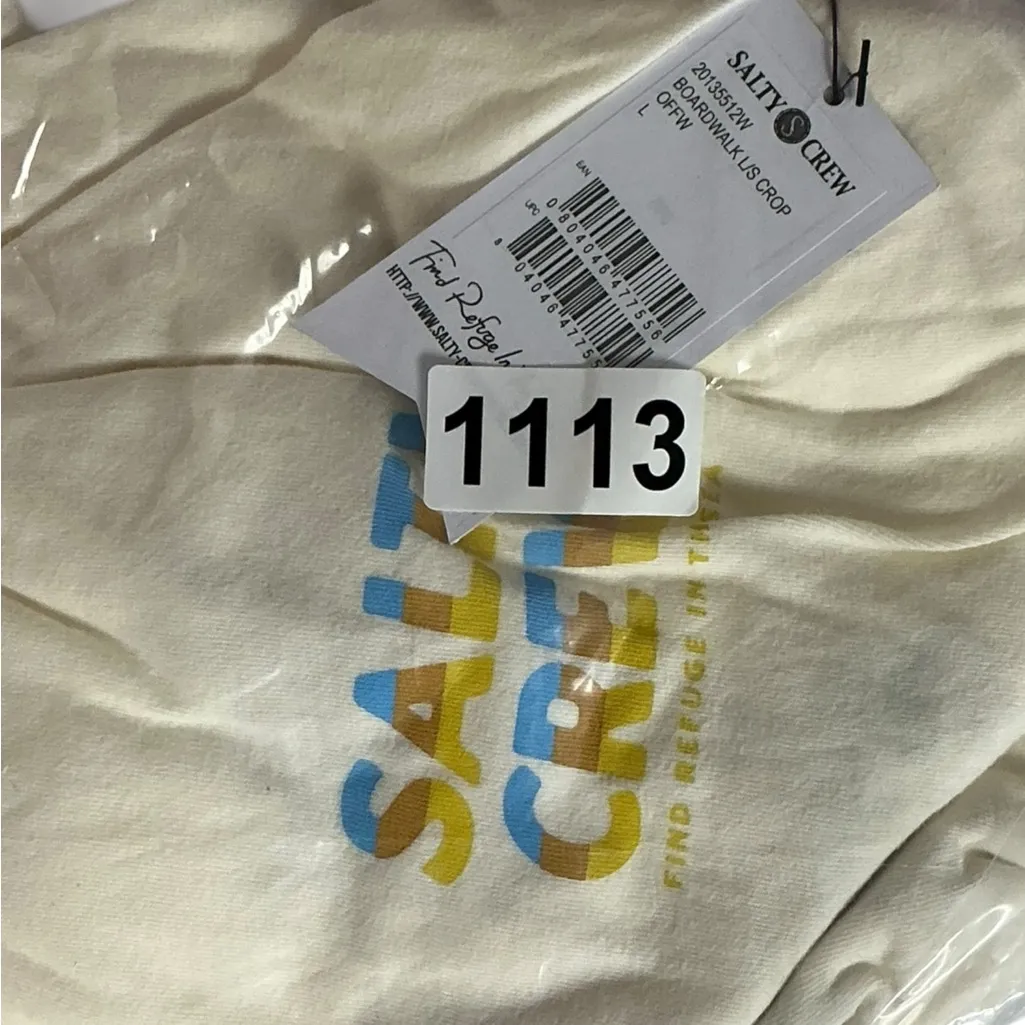 Salty Crew Cream and Blue Graphic Tee - Image 8