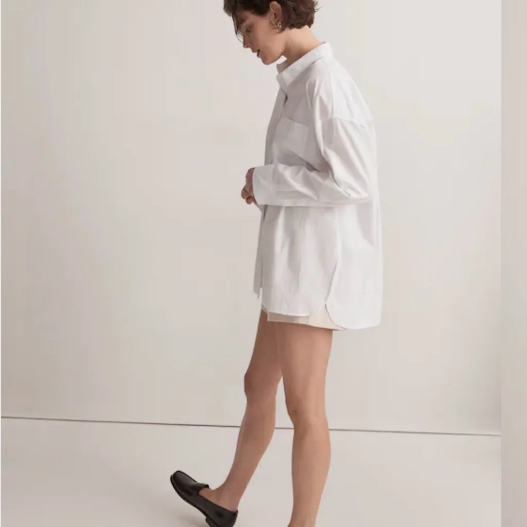 Madewell Oversized White Shirt - Image 3
