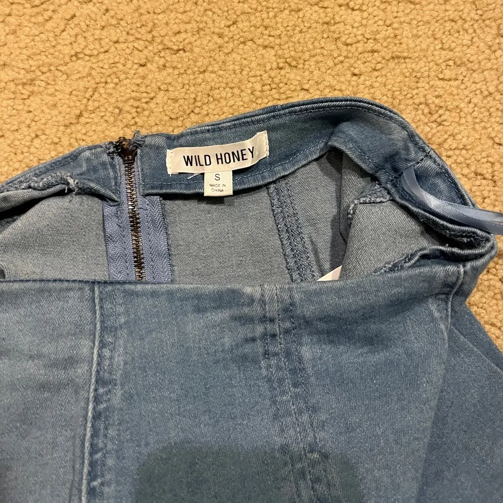 Wild honey pencil Jean skirt - Image 3