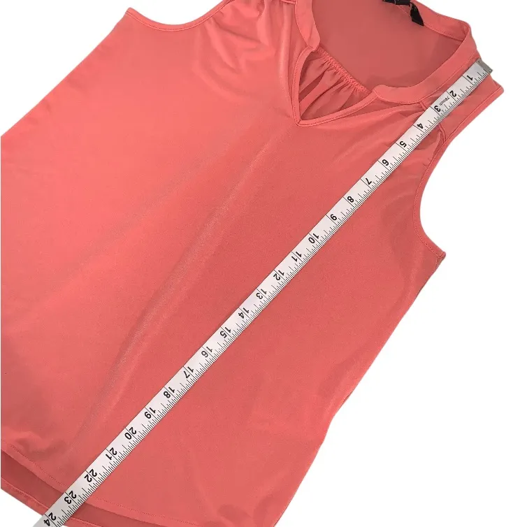 Banana Republic V-Neck Tank Women’s Size XS in Coral - Image 4