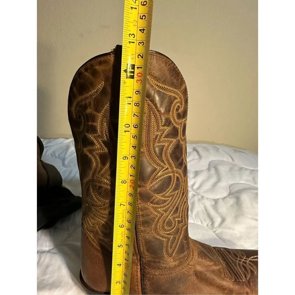 Laredo Cowgirl Leather Boots Size 9.5 M - Image 10