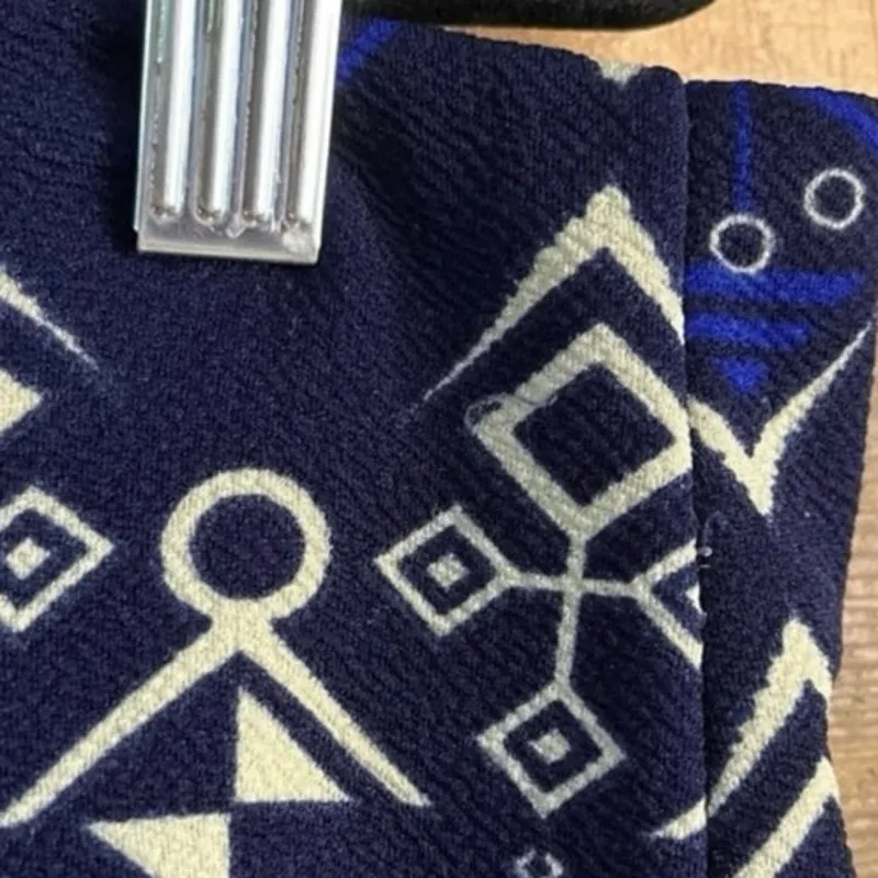 LuLaRoe  Blue Aztec Print Skirt Size Medium‎ - Image 4