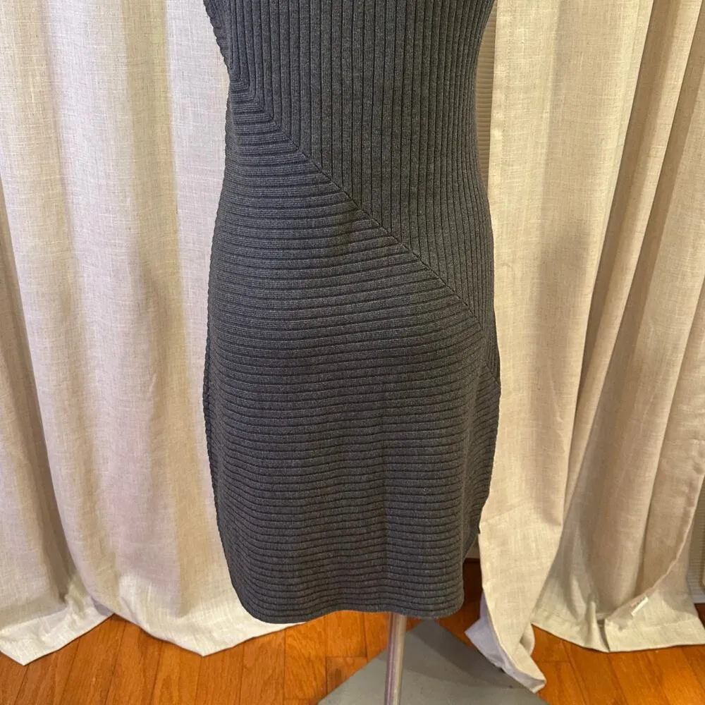 Athleta Grey Knit Sleeveless Sweater Dress sz M Ananada Dress - Image 6