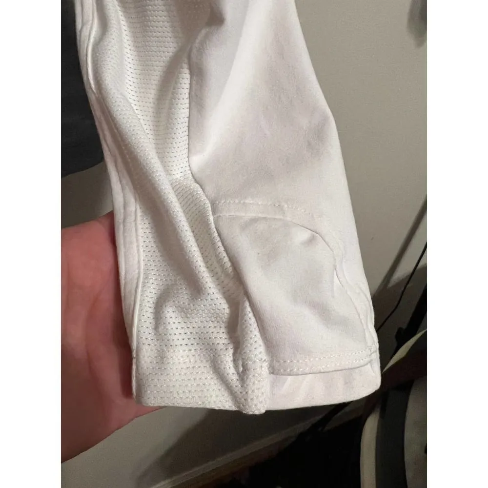 Athleta Quick Step Runners Reflective White and Grey Jacket Sz. M - Image 10