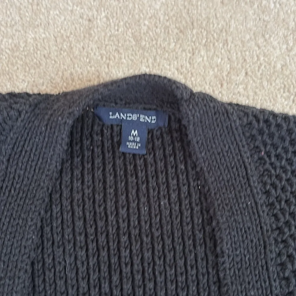 Lands’ End Sweater Black Size M - Image 4