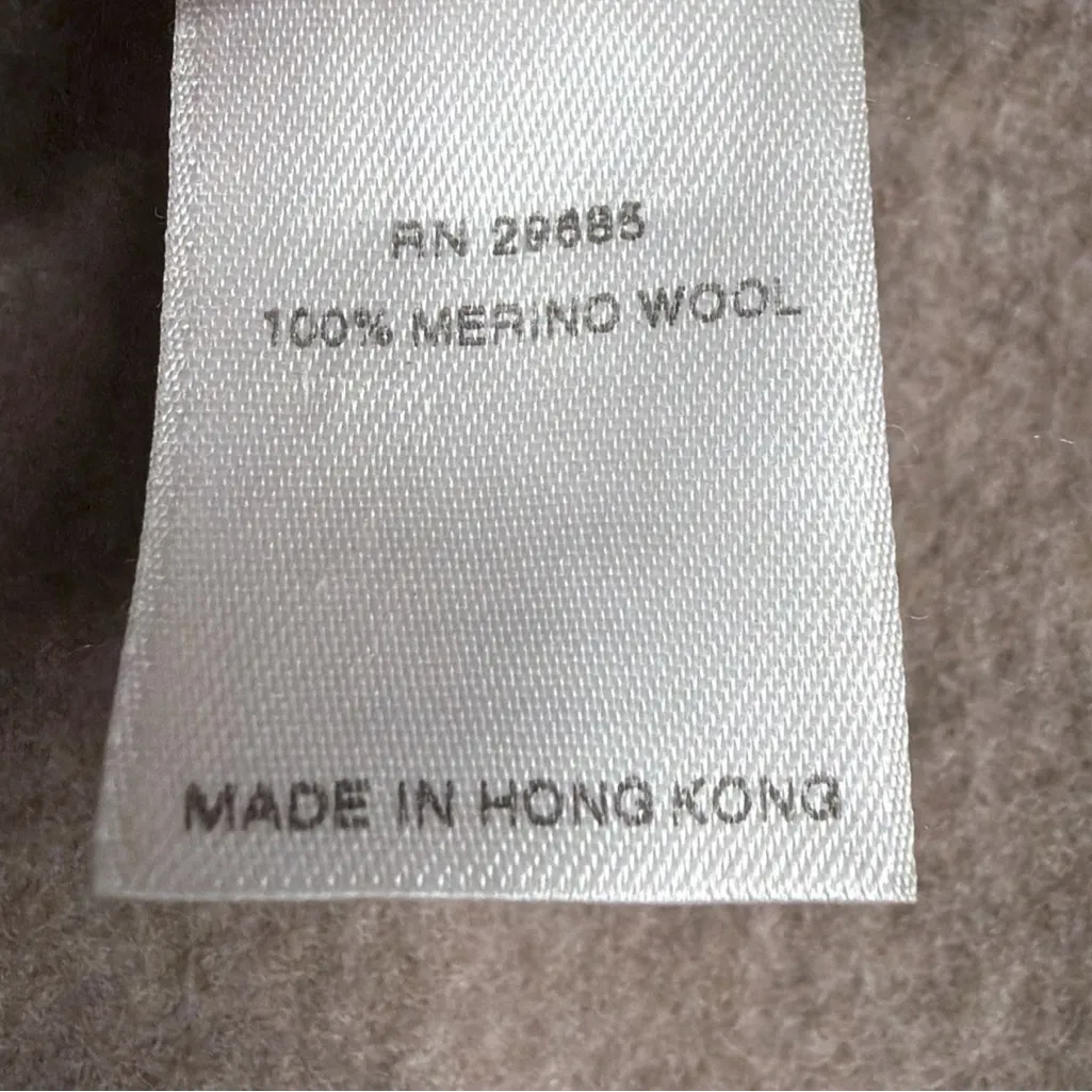 Pendleton Tan 100% Merino Wool Size MP - Image 3