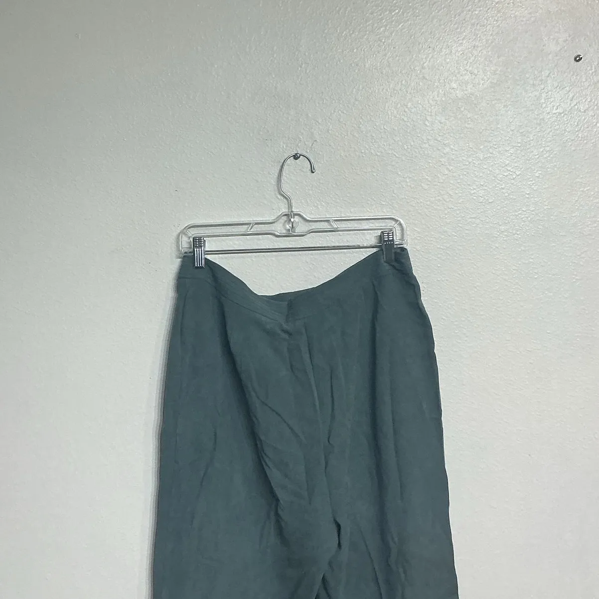 Norton Studio Gray Suede Vintage Pants Sz 12 - Image 5