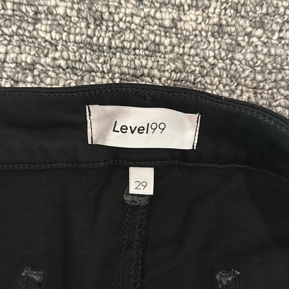 Level99 Lara Black Jogger Pants Sz 29 - Image 9