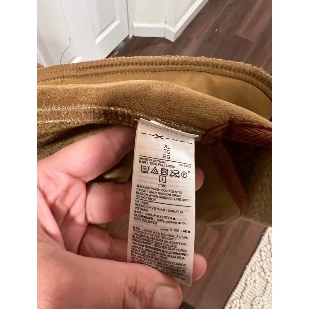 Women’s Old Navy Cozy Oversized Sherpa Teddy Coat XL Tan - Image 8