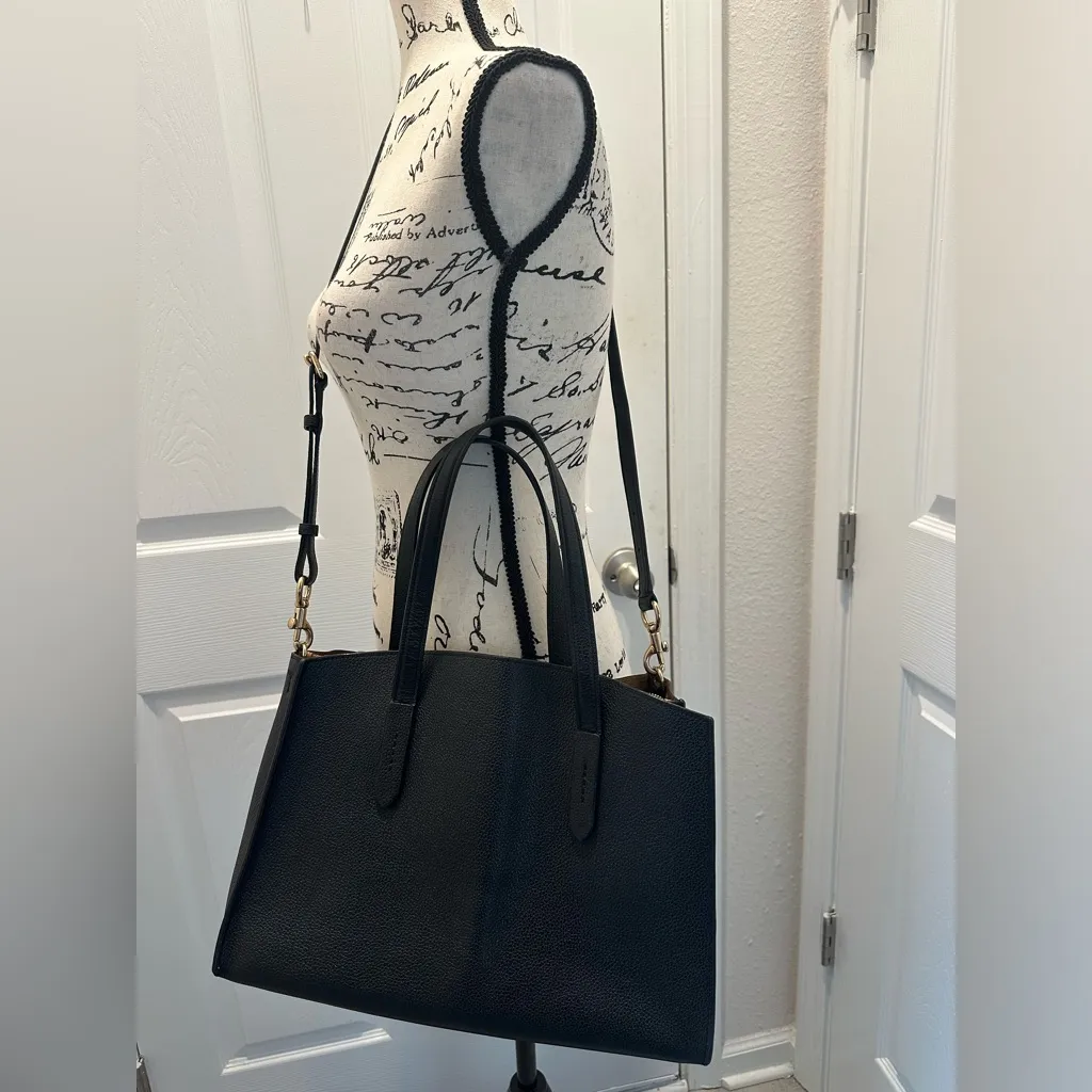 Coach Black Leather Tote - Image 5