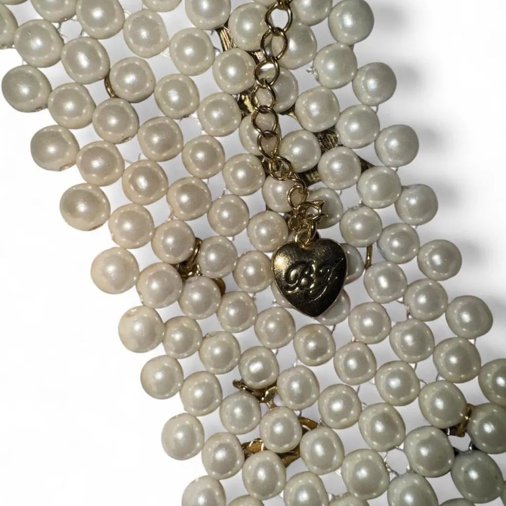 Betsey Johnson  choker tie necklace - Image 4