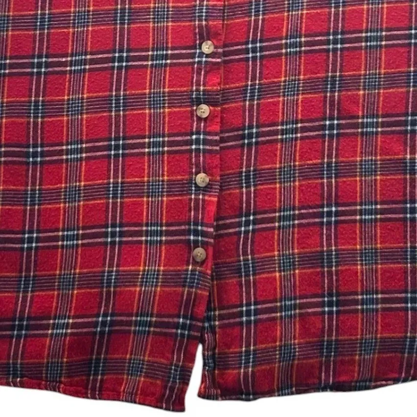 Woman Within Button Up Shirt Red 5X - Image 4