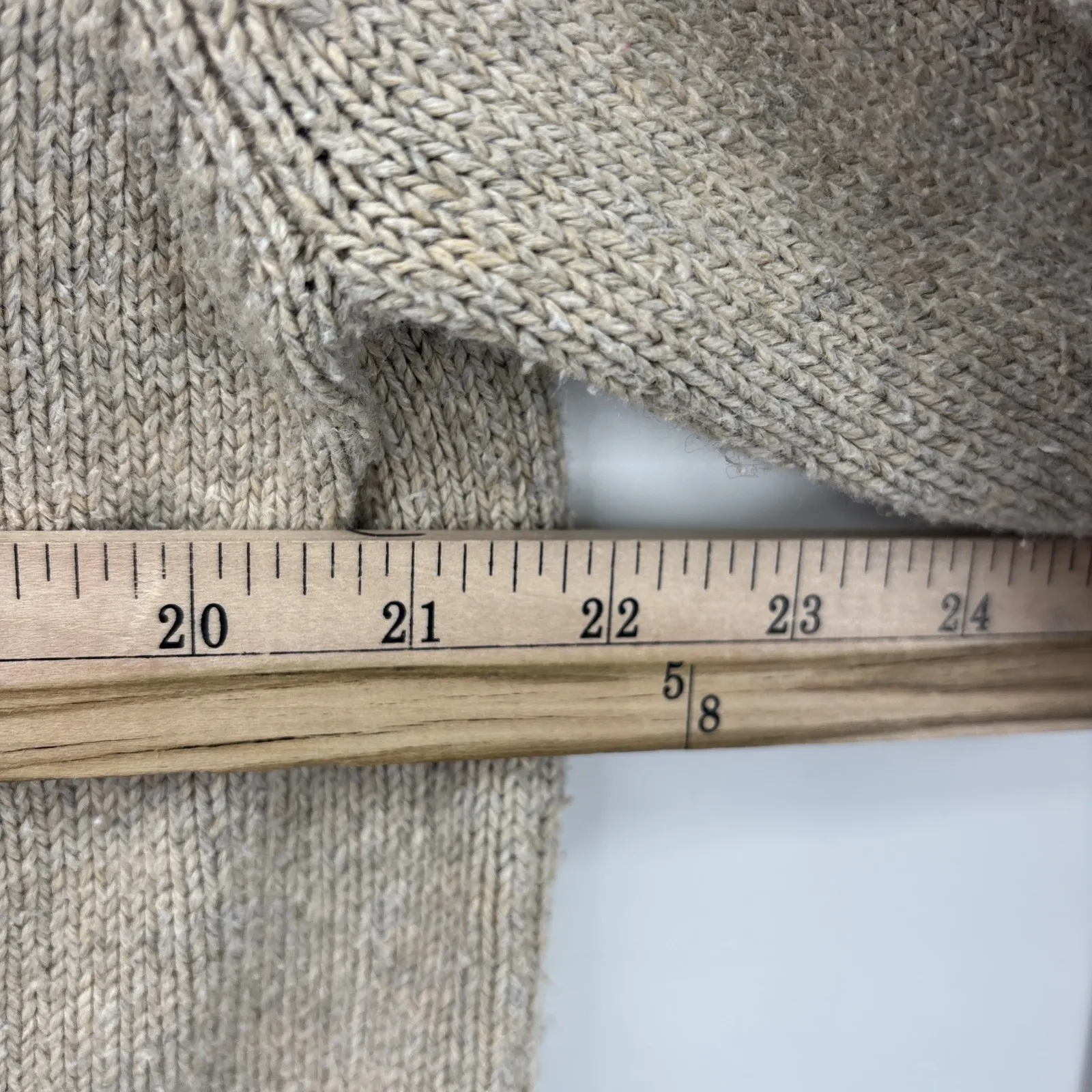 Croft &‎ Barrow Womens Cardigan Sweater Large Full Zip Silk Cardinal Winter Snow - Image 9