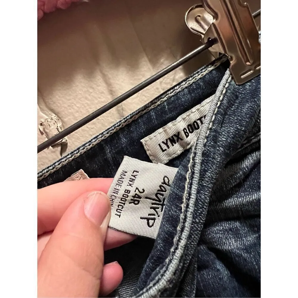 Daytrip Lynx Bootcut Jeans Woman’s Size 24R Distressed - Image 9
