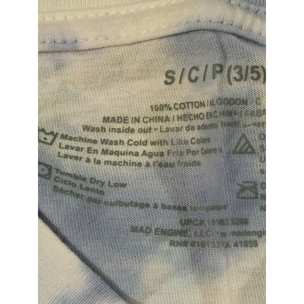 NWT NASA Tie Dye Shuttle Rainbow Stripe Graphic T Shirt Everyday Wear Small 3 - Image 5