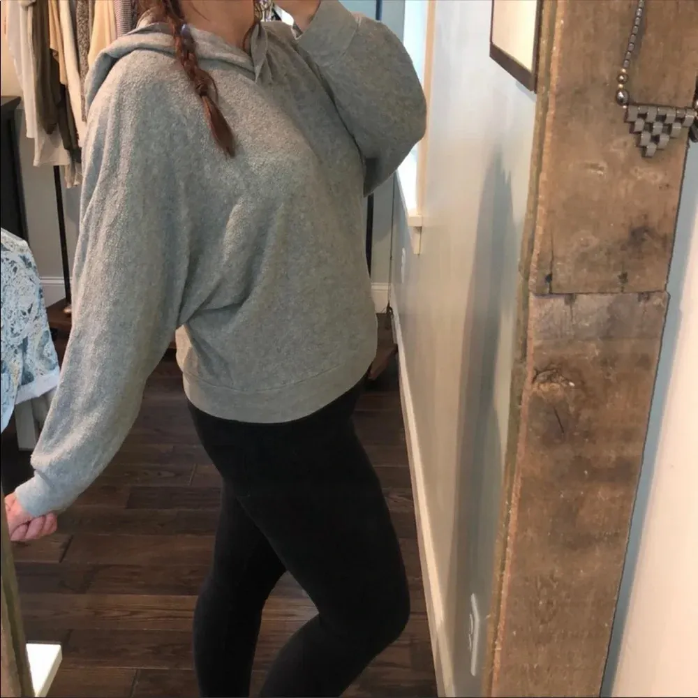 Project social T Out from under small hooded top - Image 3