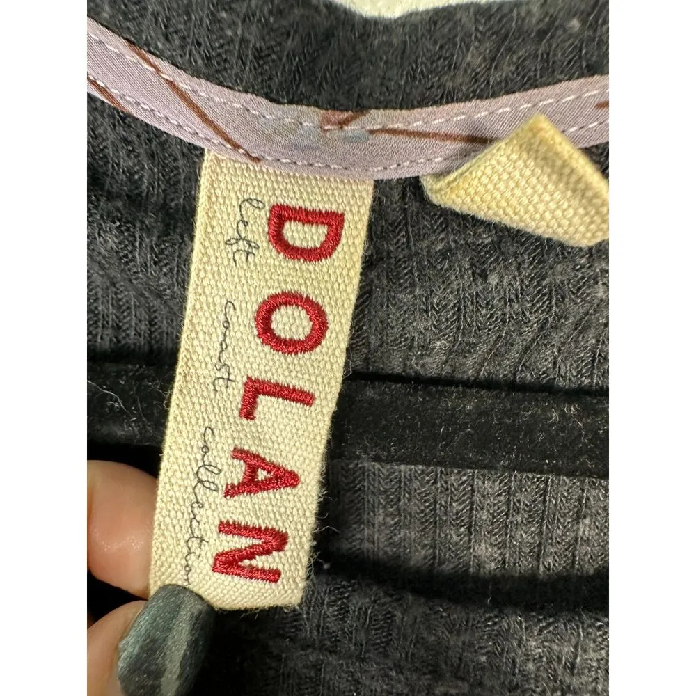 Dolan Left Coast Collection Black 3/4 Sleeve Swing Dress Size XS Petite - Image 6