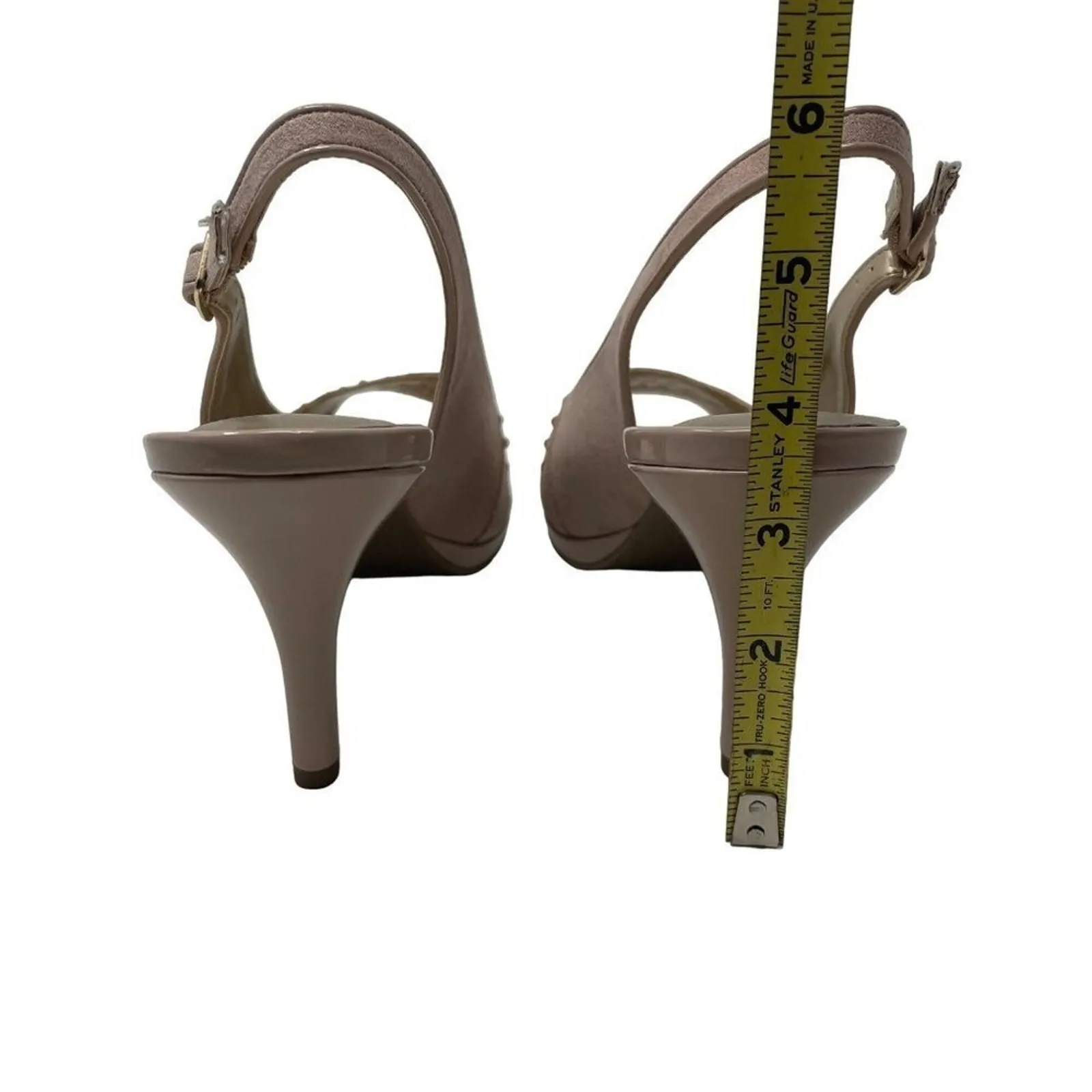 Karen Scott Brookee Formal Evening Wedding Embellished Pumps in Nude Size 11 - Image 5