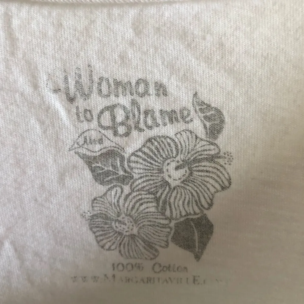 Margaritaville Tee White Short Sleeve “Visions of Good Times” Screenprint M GUC Size M - Image 10