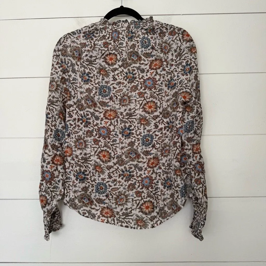 Veronica Beard Women’s 2 Floral Alexandria Blouse Top - Image 4