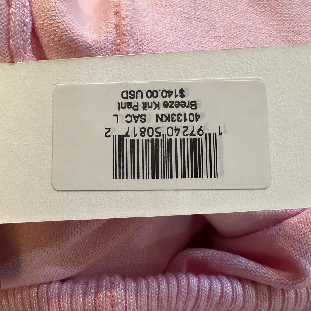 Frankie's Bikinis Breeze Low Rise Knit Pants Size Large Pink NWT - Image 14