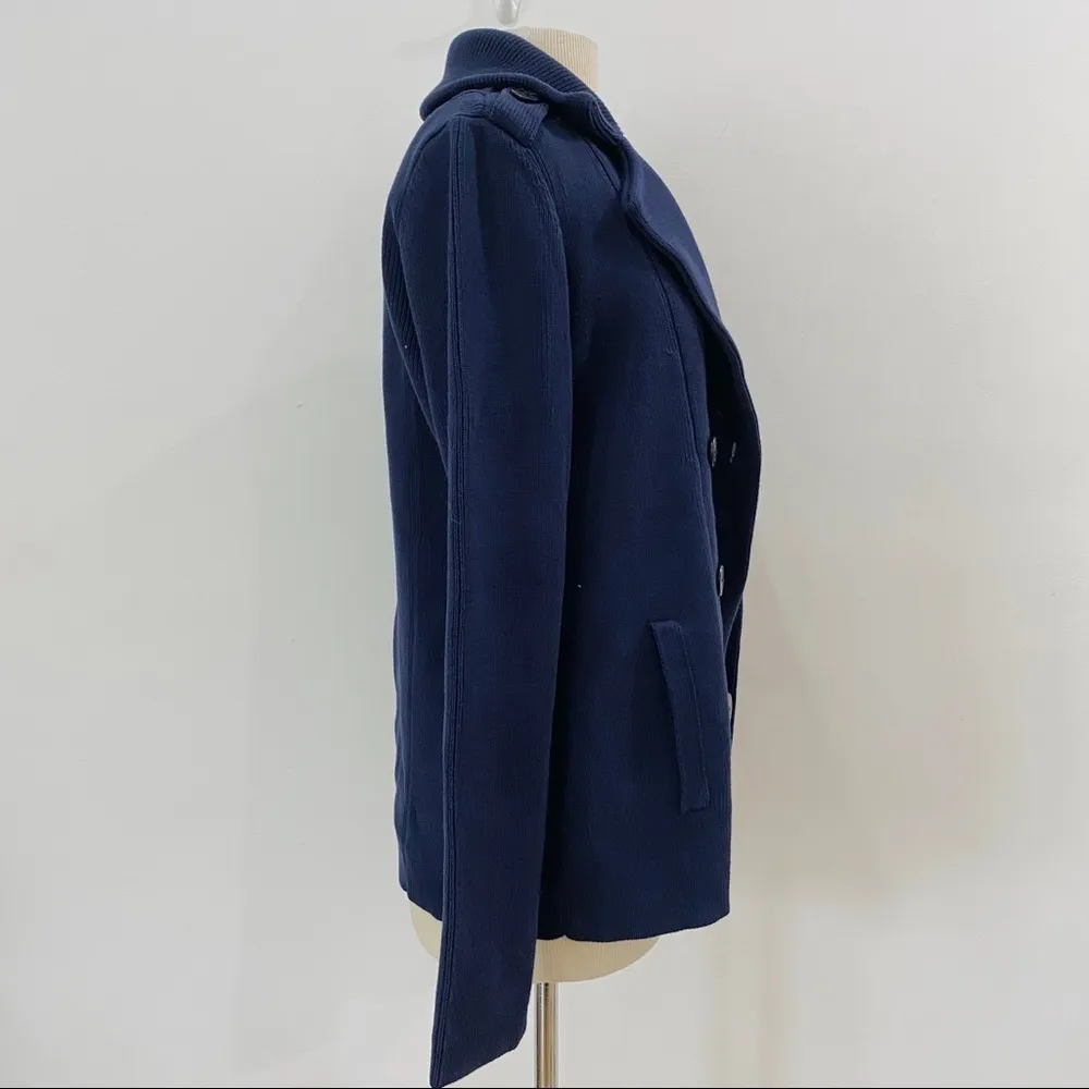 Lucky Brand vintage 100% cotton sweater pea jacket NEW - Image 4