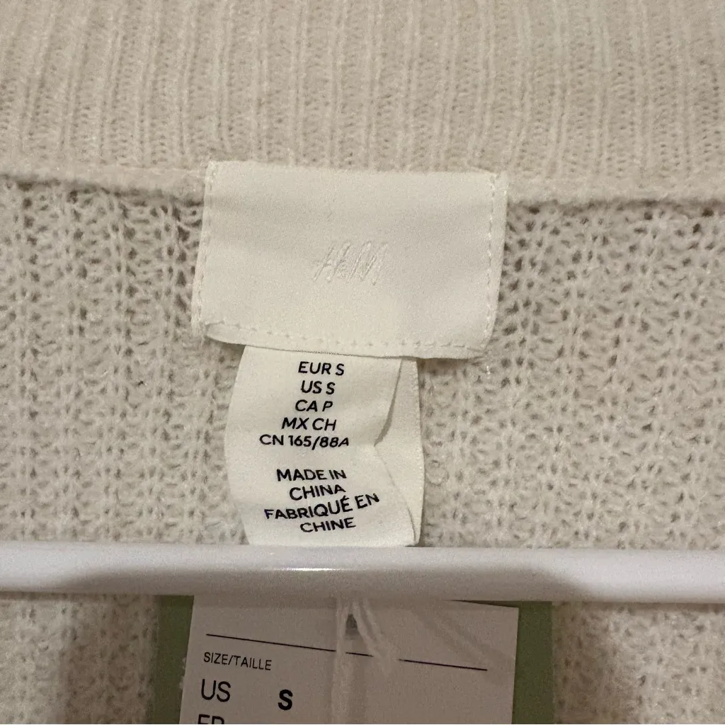 NWT H&M Oversized Knit Sweater Dress | Size: Small - Image 3