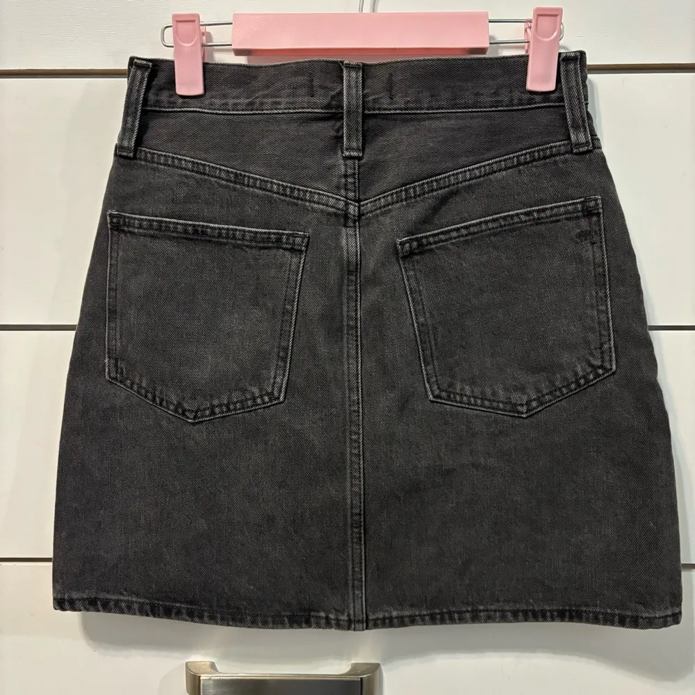 Madewell Rigid Denim High-Waist Straight Mini Skirt in Berridge Wash NWT - Image 4