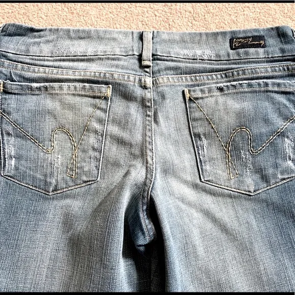 Citizens of Humanity Wide Leg Crop Jeans - Image 2