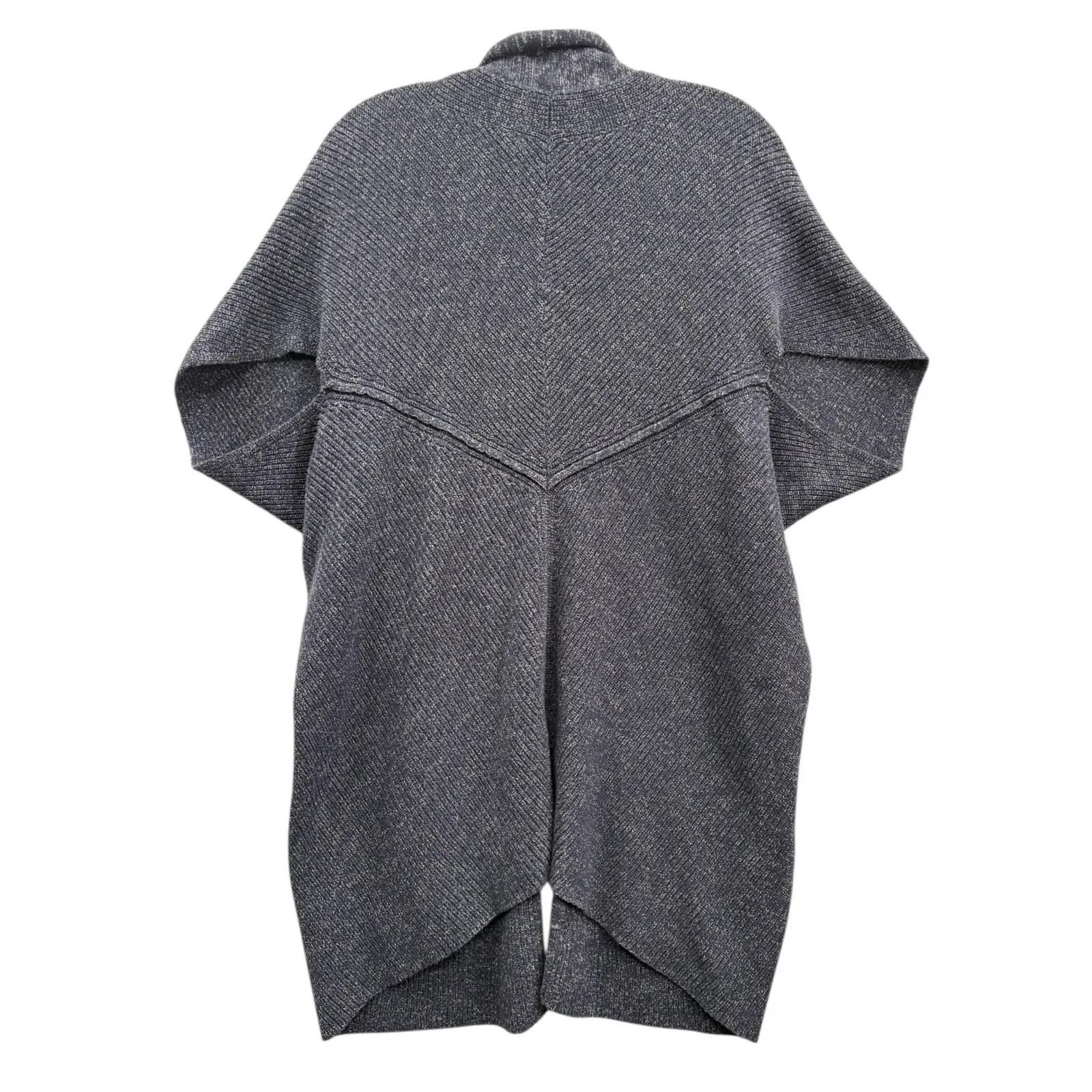 Athleta Women's Restful Cocoon Wrap Knit Cardigan‎ Navy Fall Winter Cozy Size S - Image 2