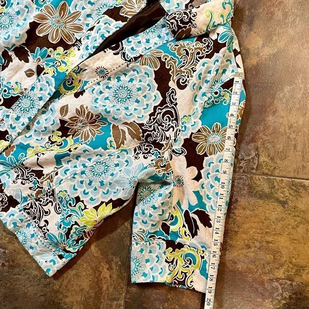 Kim Rogers Floral Open Blazer Jacker With Liner 3X - Image 5