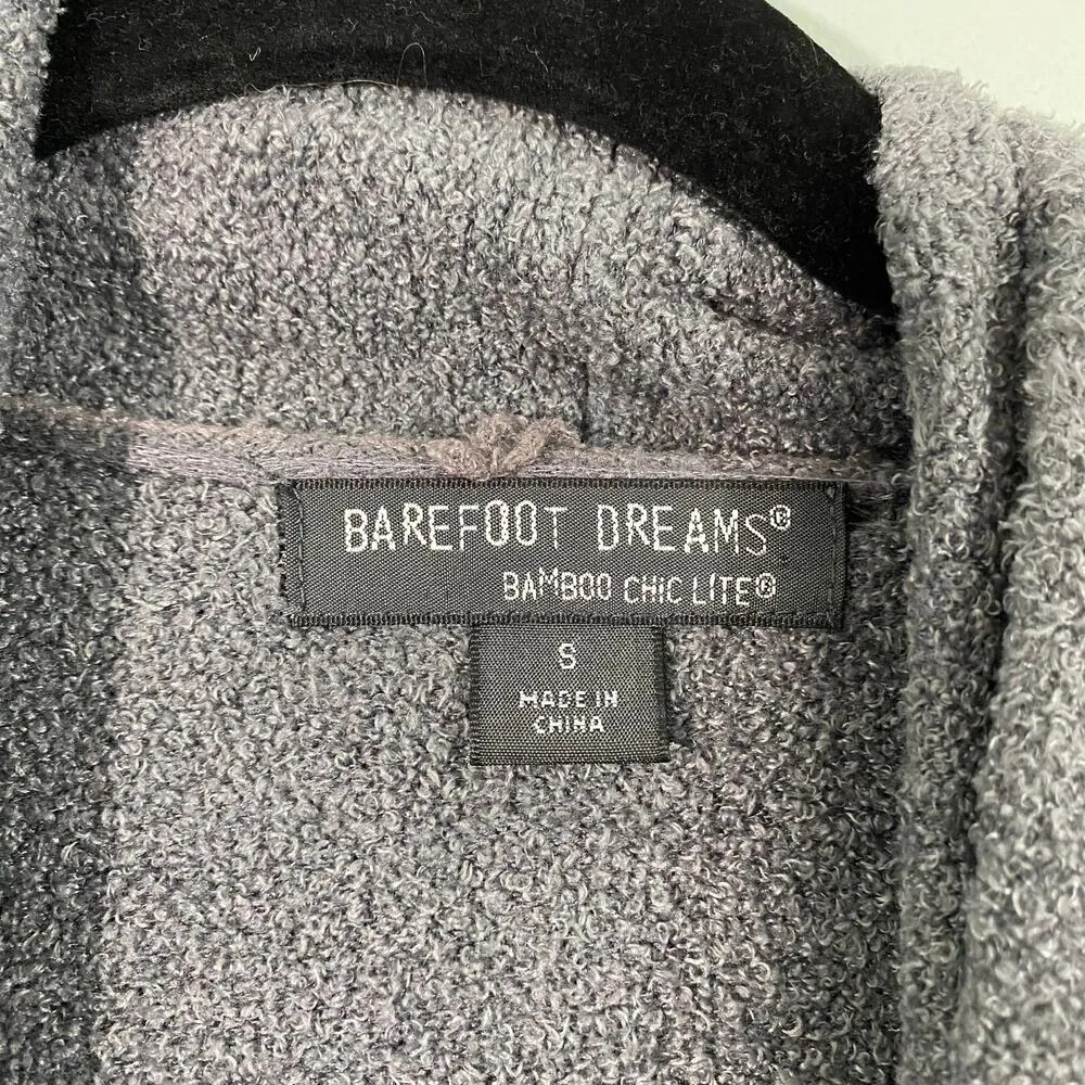 Barefoot Dreams Women's Grey Bamboo Chic Lite Open Front Cardigan Size S - Image 4