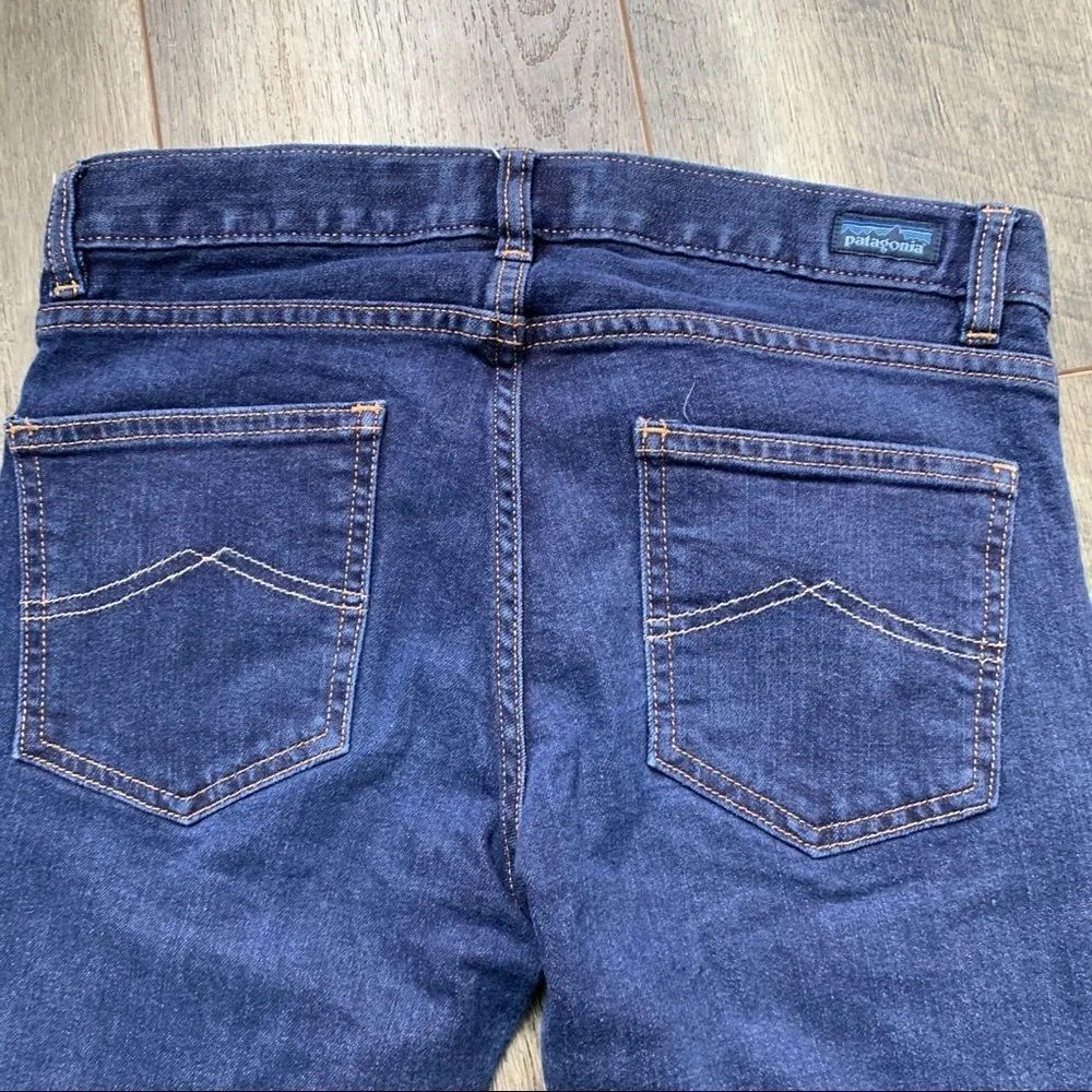 Patagonia Organic Cotton Stretch Skinny Jeans Medium Dark Blue Size 26 - Image 11