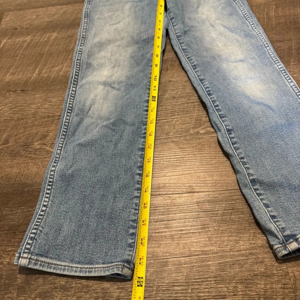 Madewell Stovepipe Light Blue Straight Leg Jeans - Image 3