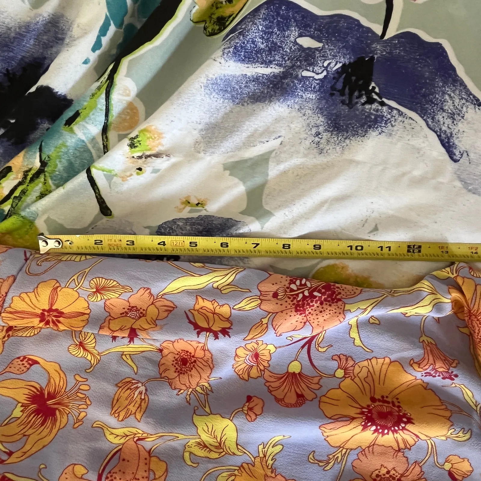 ASOS Women's Floral Bubble Crepe Square Neck Long Sleeve Jumpsuit 6 Tall - Image 10