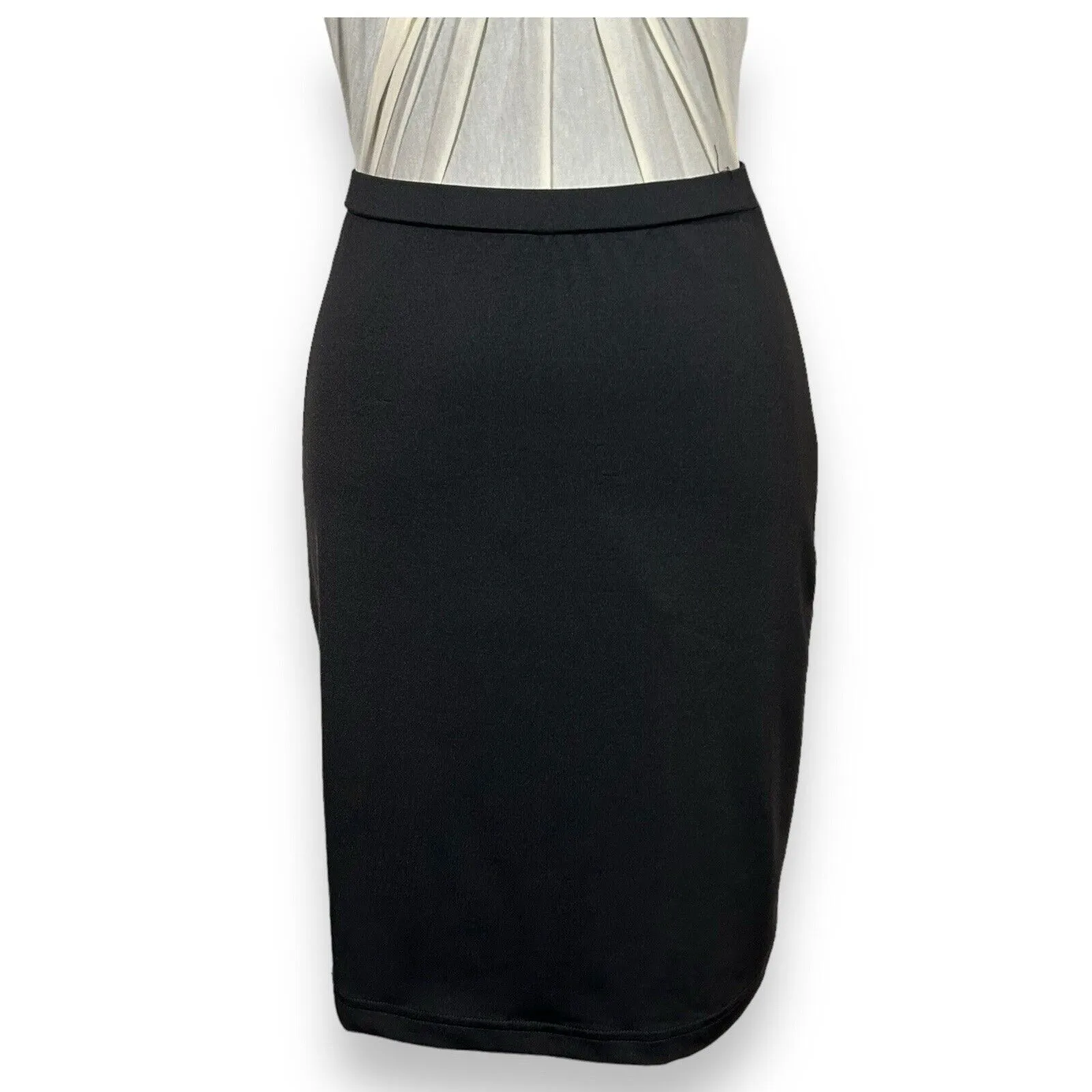 Vintage 90s Guess Stretch Skirt Women's Sz S‎ Black - Image 4