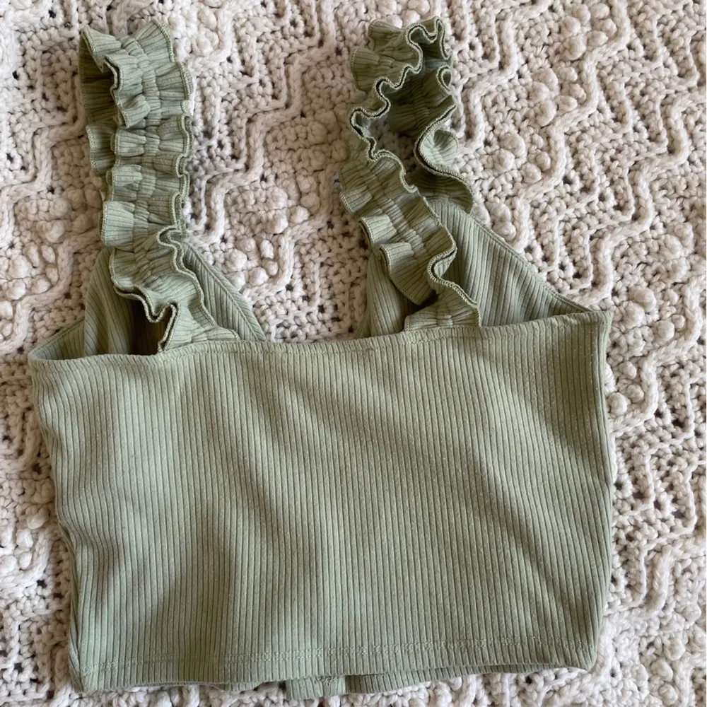 Forever 21 Buttoned Bustier Crop Tank Top (Medium) - Image 5