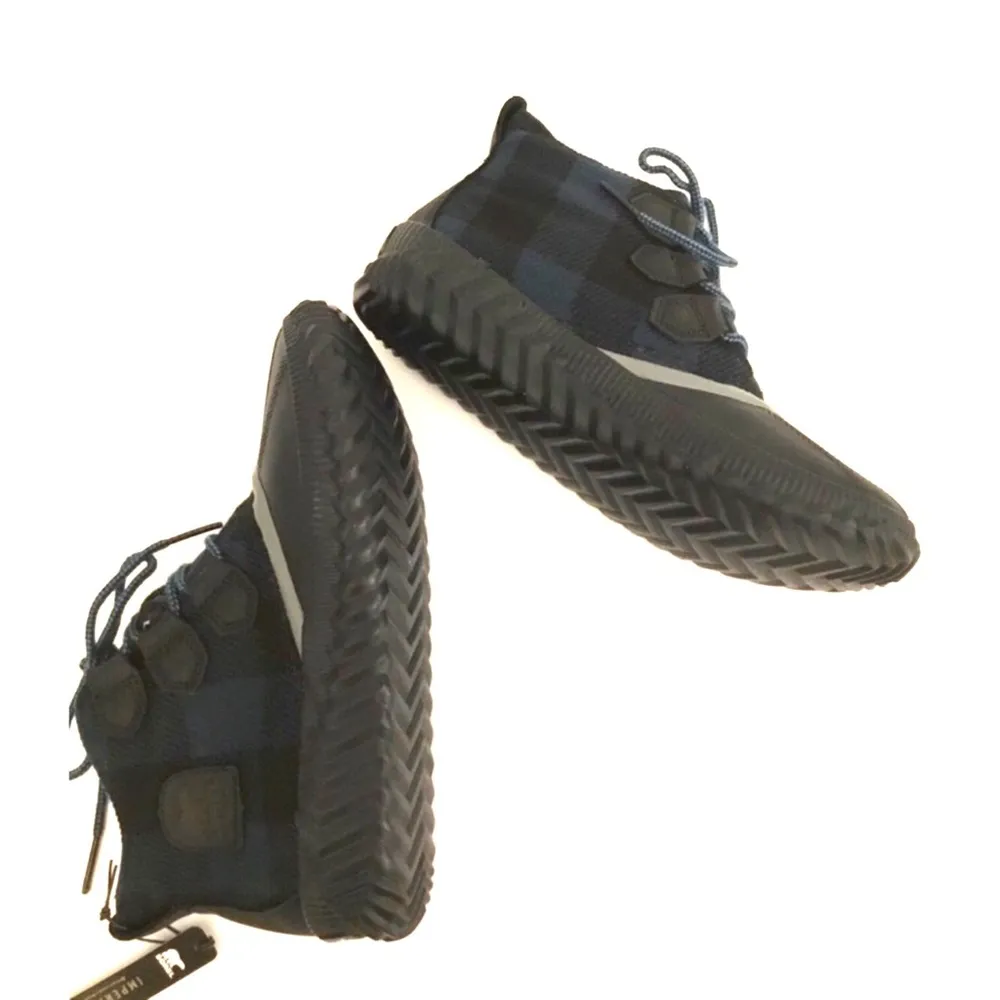 Sorel TealBlack Gingham Plaid Out N About Plus Lug Sole Waterproof Booti… - Image 5