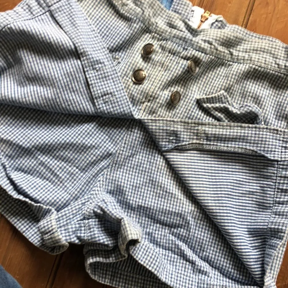 Vintage 90s Squeeze Skort denim check Size undefined - Image 5