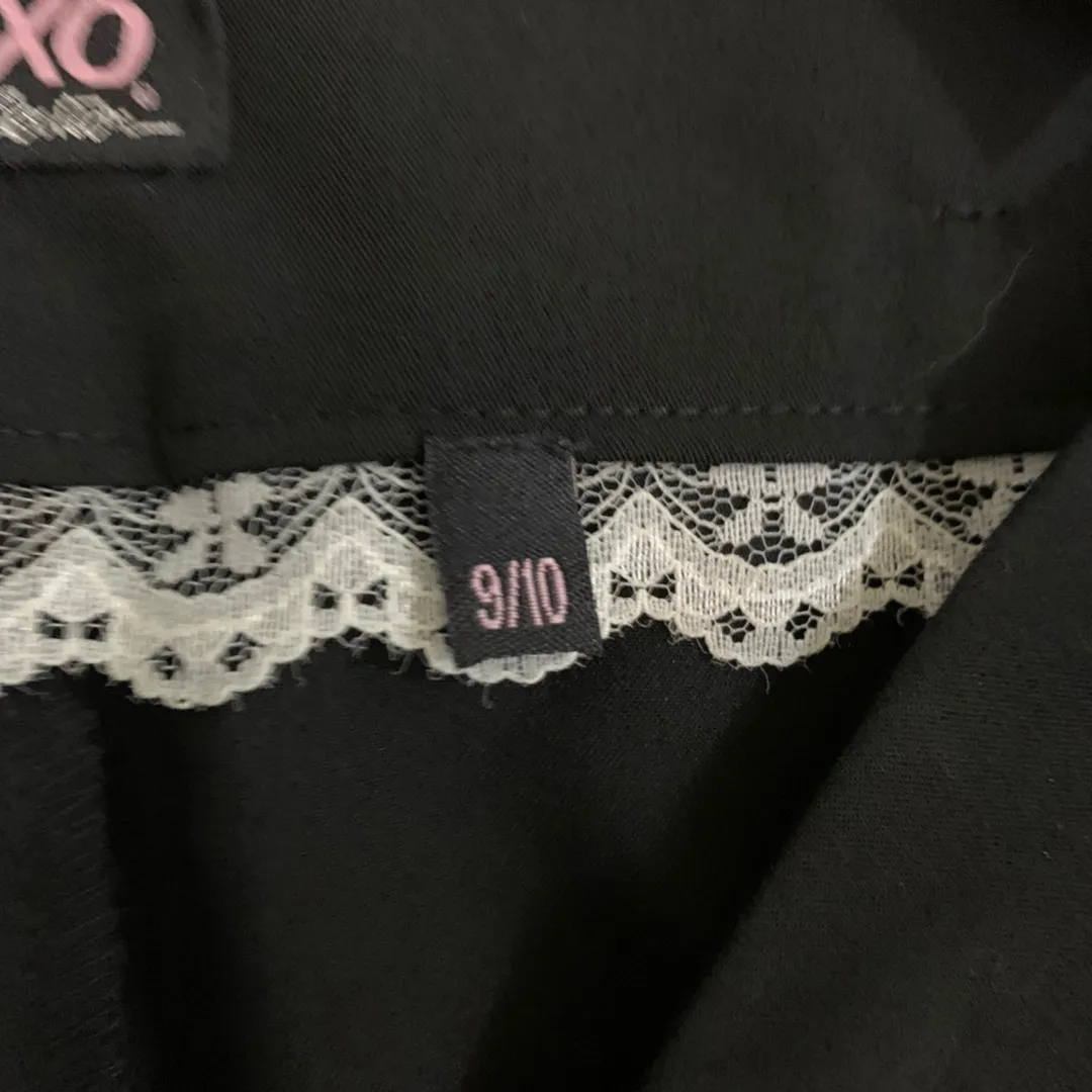 Black With White Trim Skirt 9/10 - Image 8