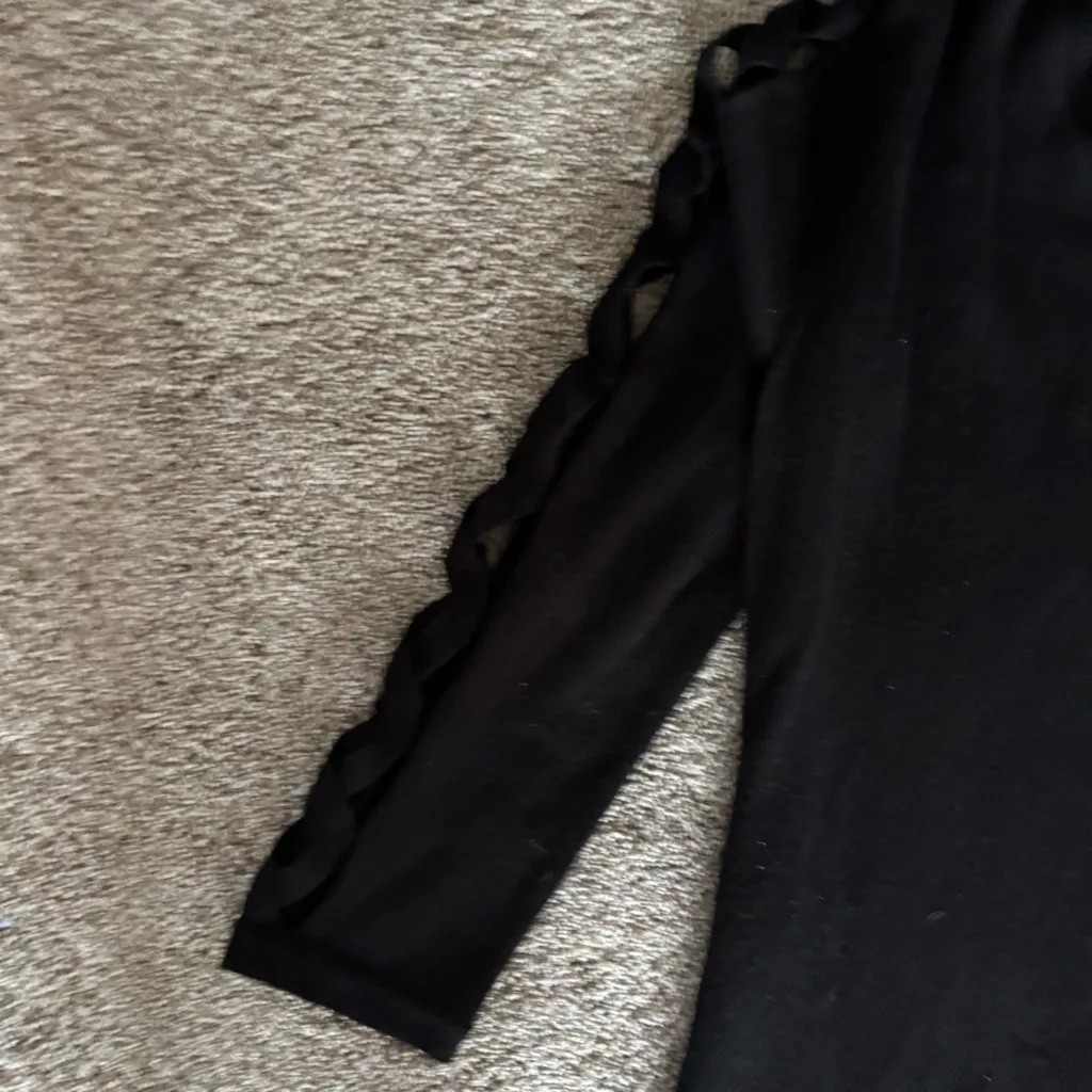 Calvin Klein Black Long Sleeve Dress - Image 4