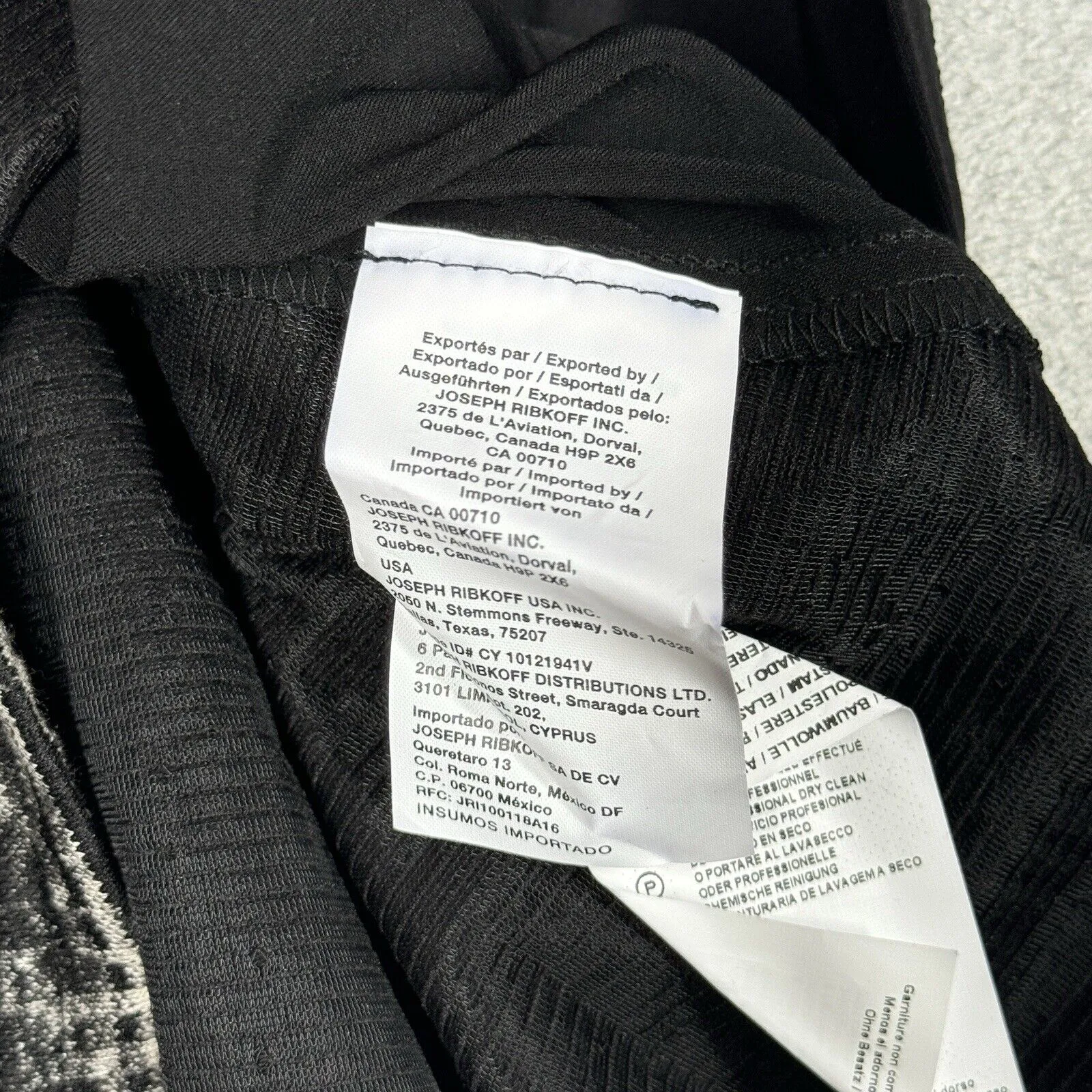 Joseph Ribkoff Shirt‎ Women 8 Black White Marled Tunic Business Casual Lagenlook - Image 8