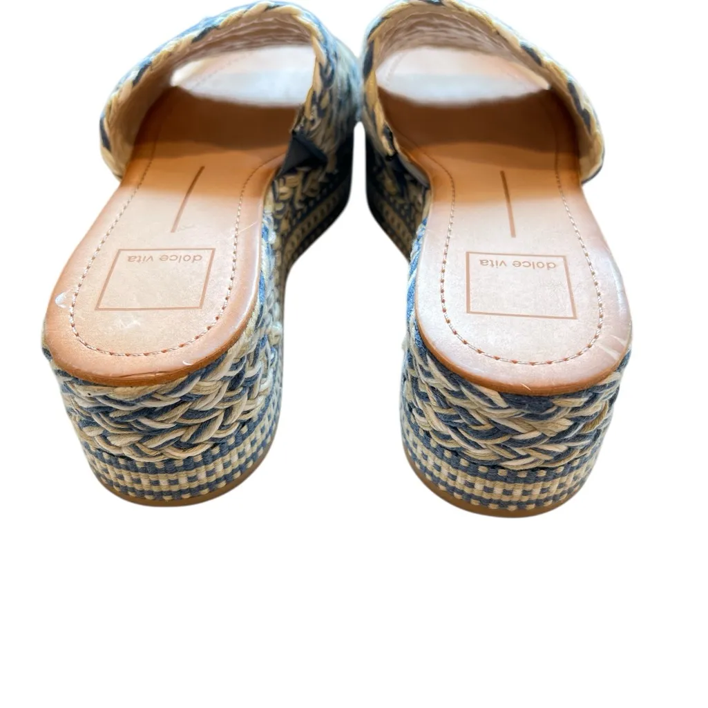 Dolce Vita Pazli Blue Multi Woven‎ women’s size 7 - Image 5